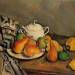 Sugar Bowl, Pears and Tablecloth